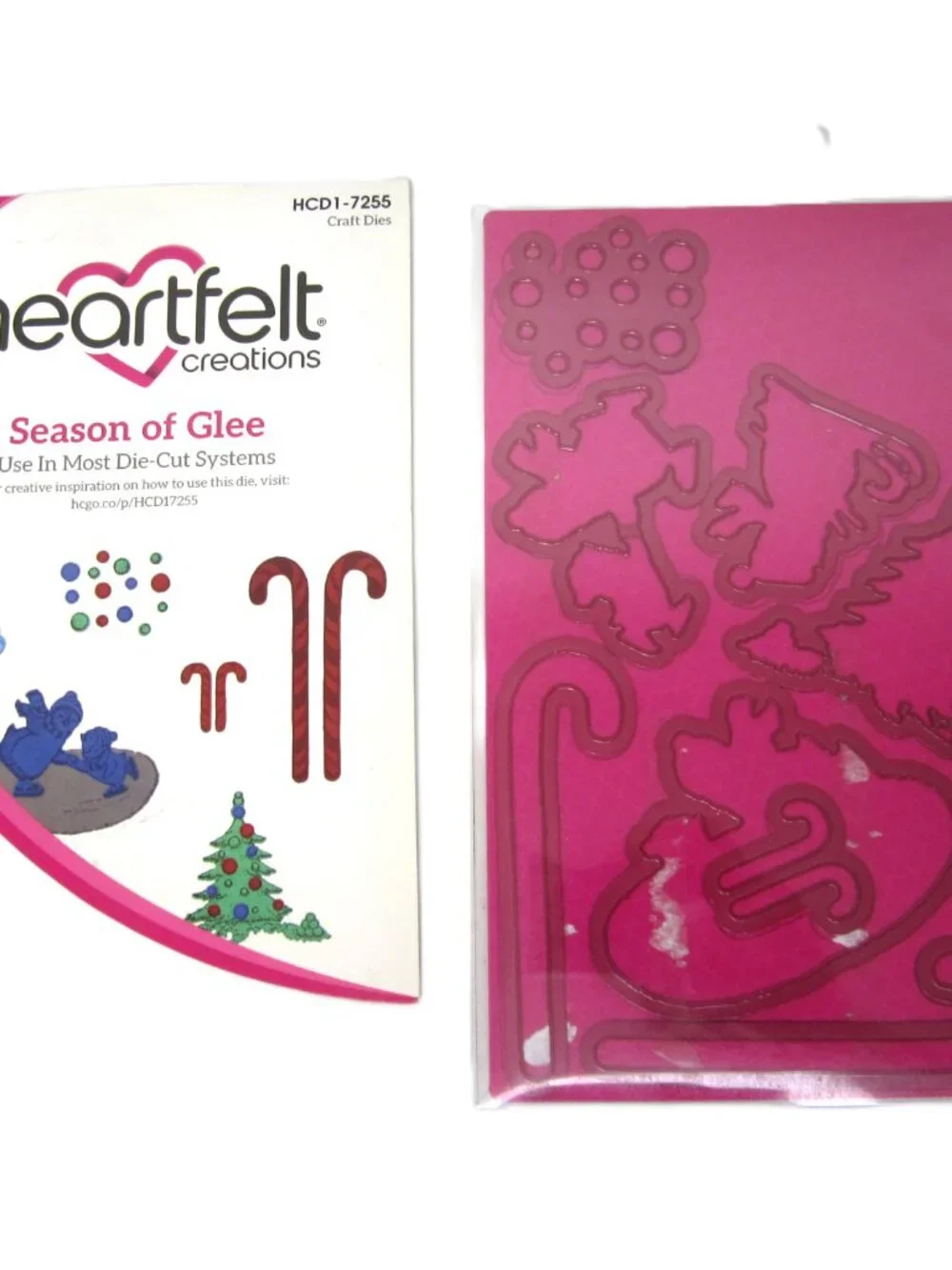 Heartfelt Creations Season of Glee Cling Stamps & Craft Dies Christmas Winter